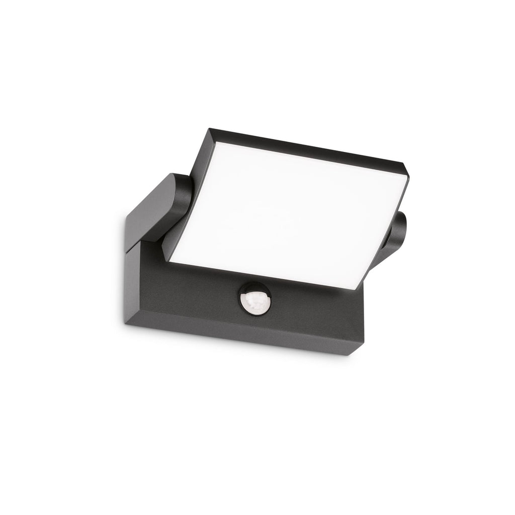 LED utevegglampe Swipe med bevegelsessensor antrasitt IP54 detalj av lyskilde