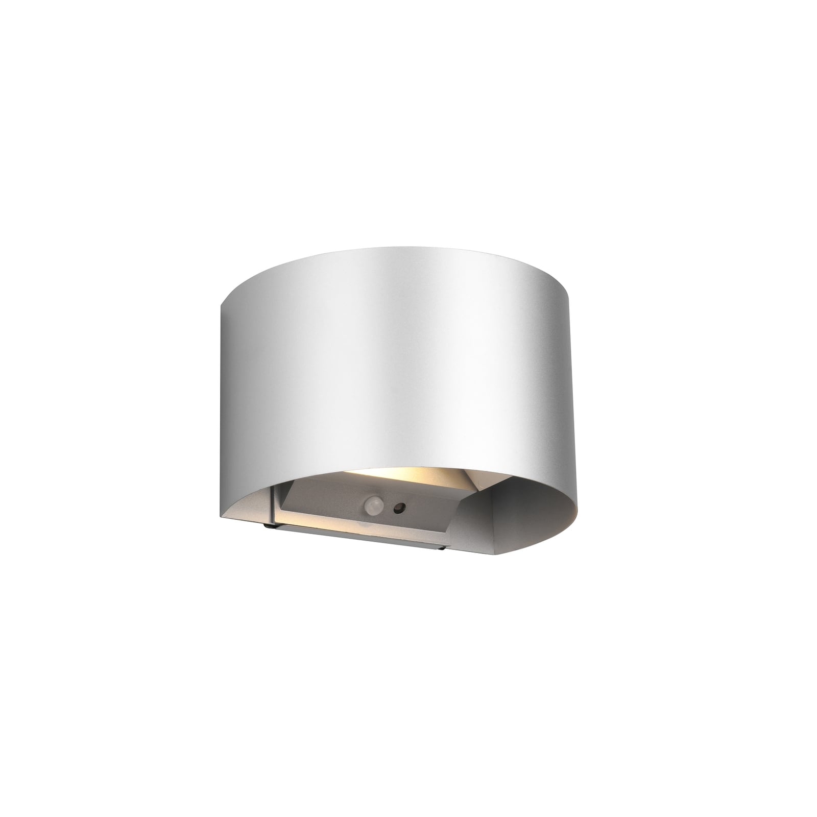 LED utevegglampe Talent oppladbar titan detalj