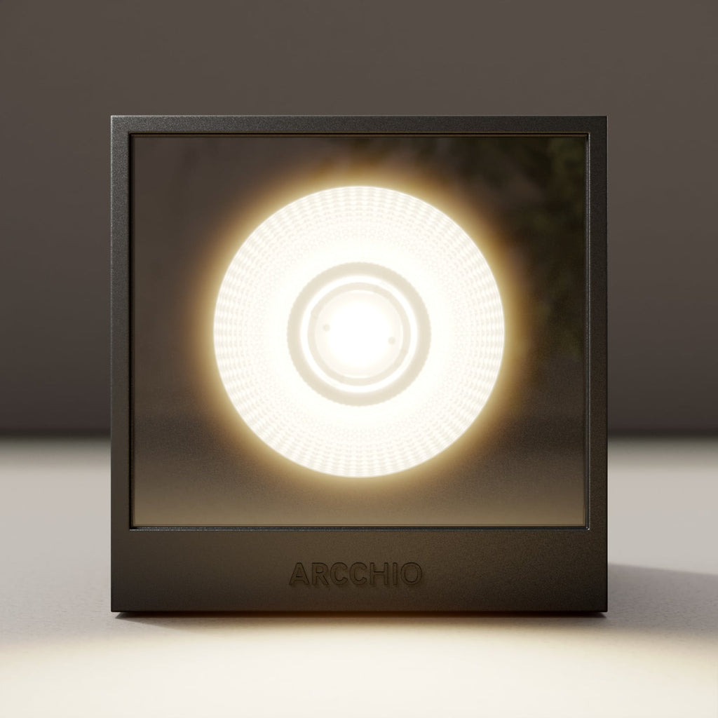 LED utevegglampe Tassnim dimbar antrasitt IP65 design
