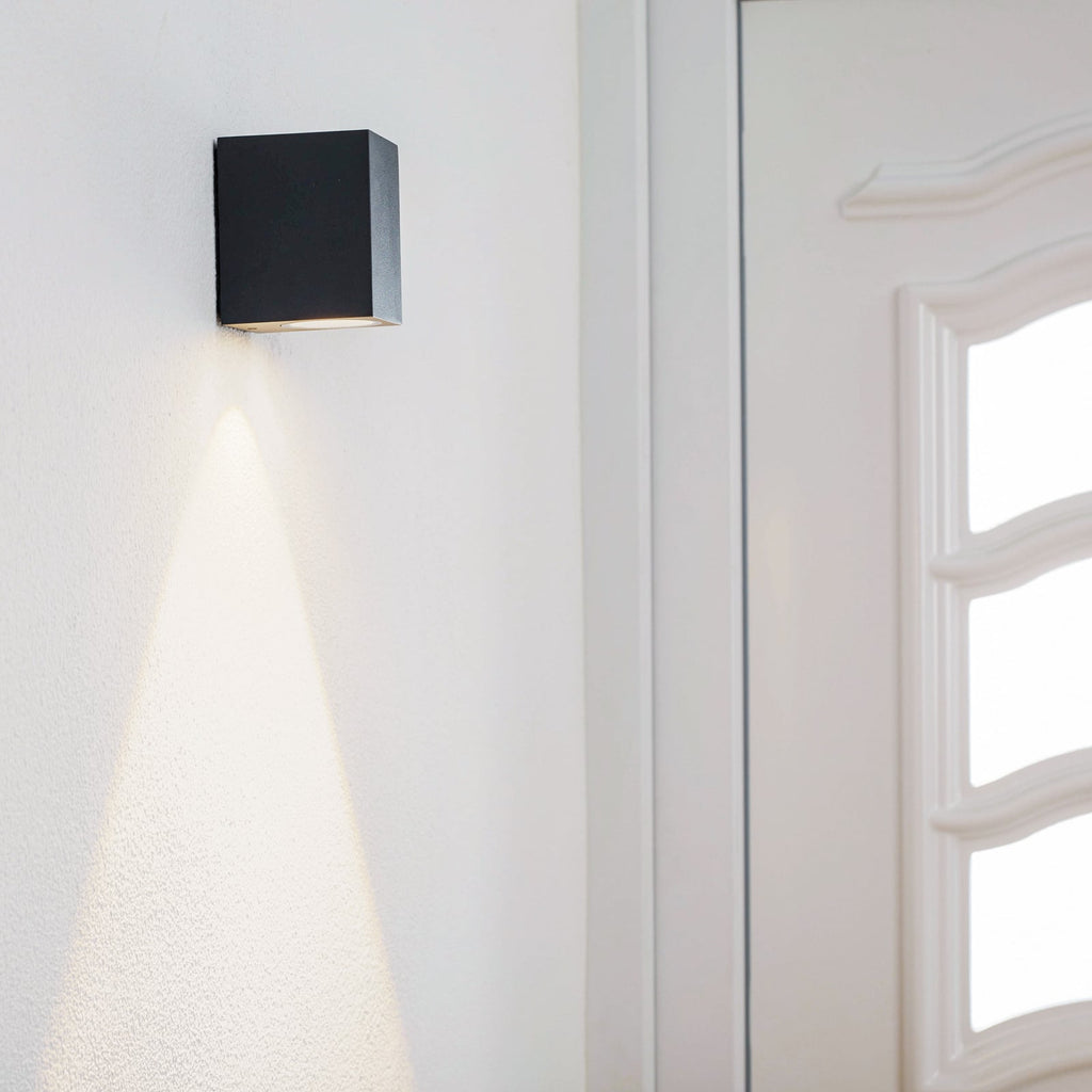 LED utevegglampe Tavi antrasitt bakside