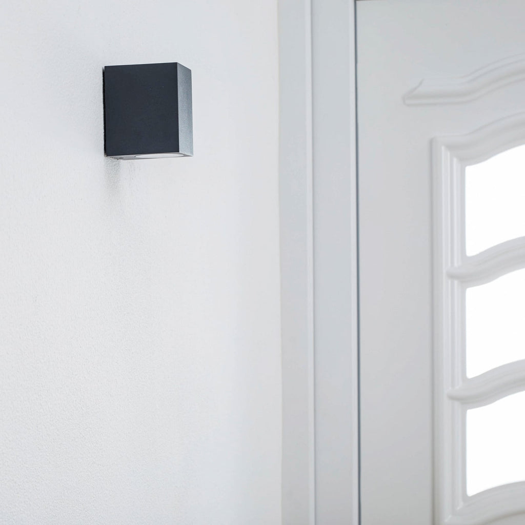 LED utevegglampe Tavi antrasitt detalj
