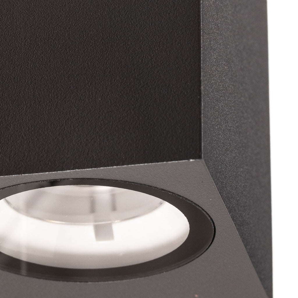 LED utevegglampe Tavi antrasitt sideprofil