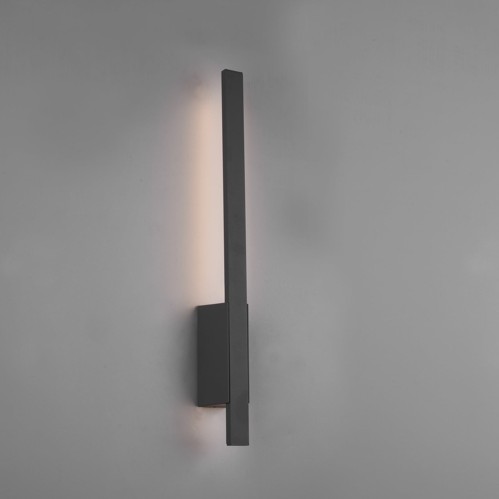 LED utevegglampe Tawa antrasitt aluminium 50 cm IP54 forfra