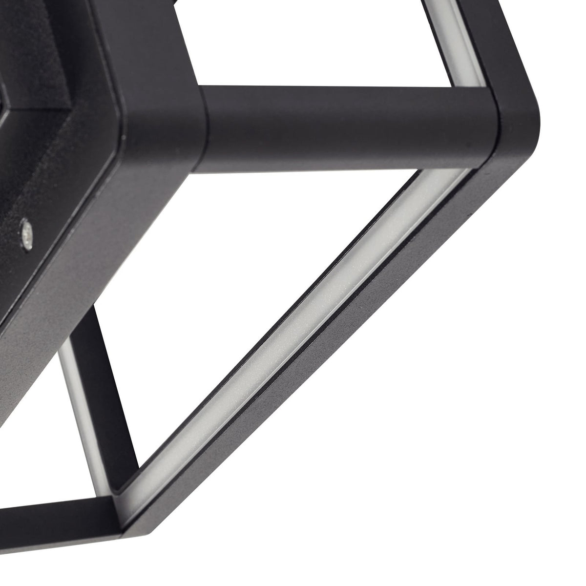 LED utevegglampe Thorvid svart aluminium i utendørsmiljø