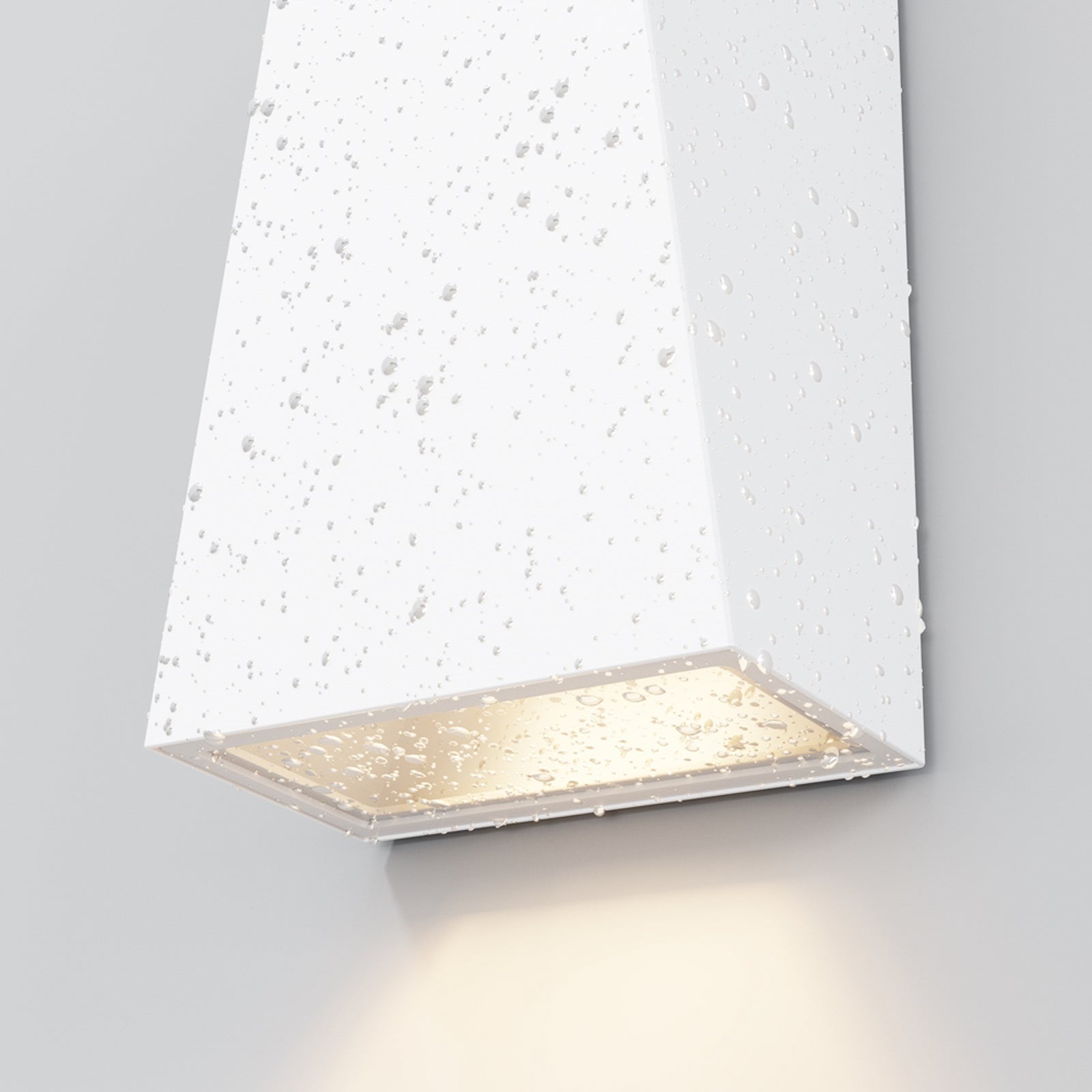 LED utevegglampe Times Square hvit opp og ned IP54 lys oppover
