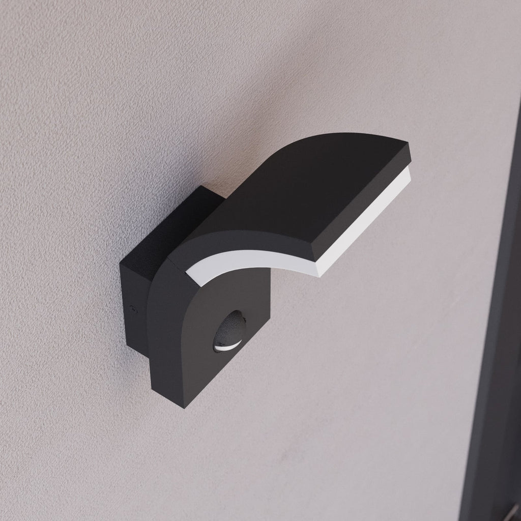 LED utevegglampe Timm med bevegelsessensor visning av bevegelsessensor