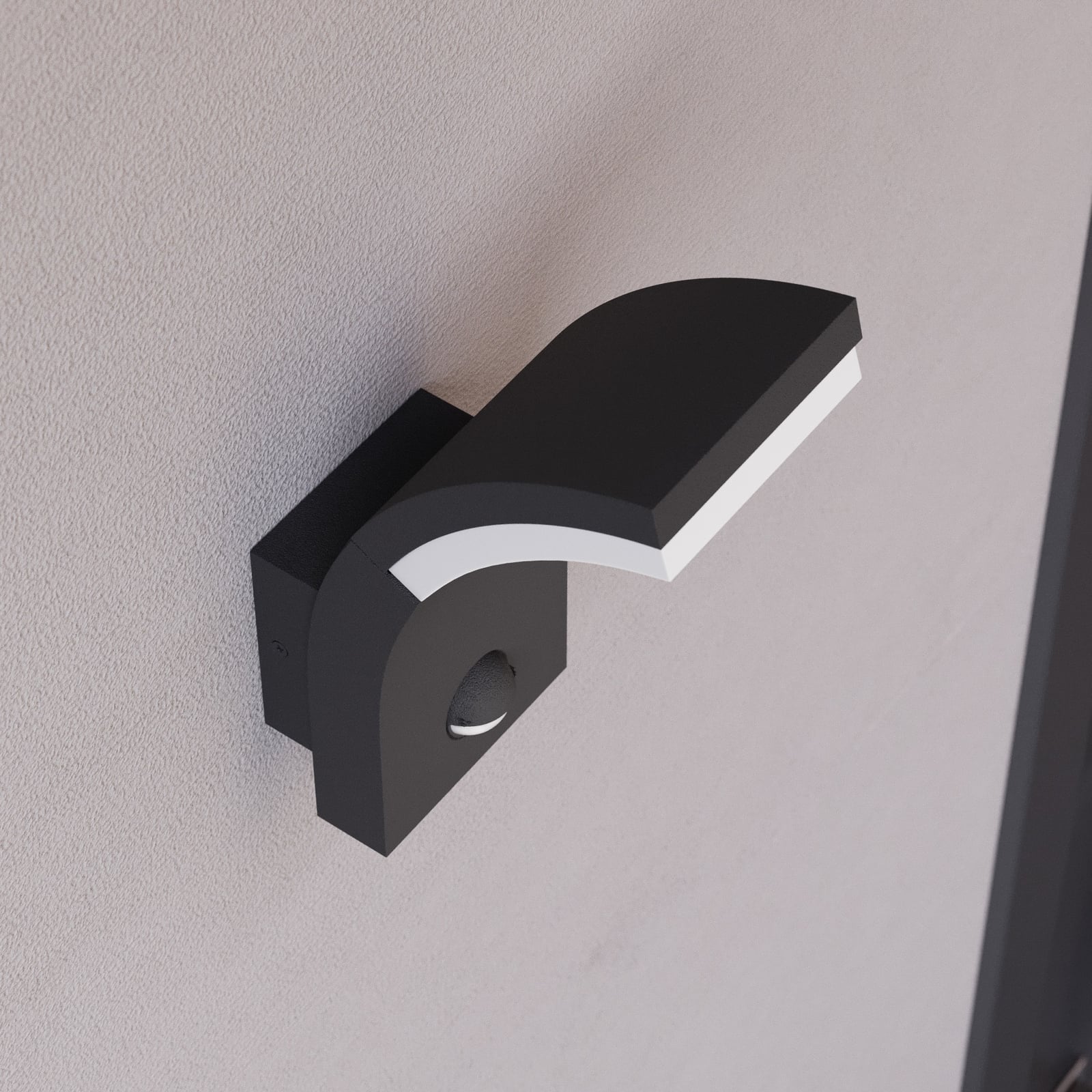 LED utevegglampe Timm med bevegelsessensor visning av bevegelsessensor