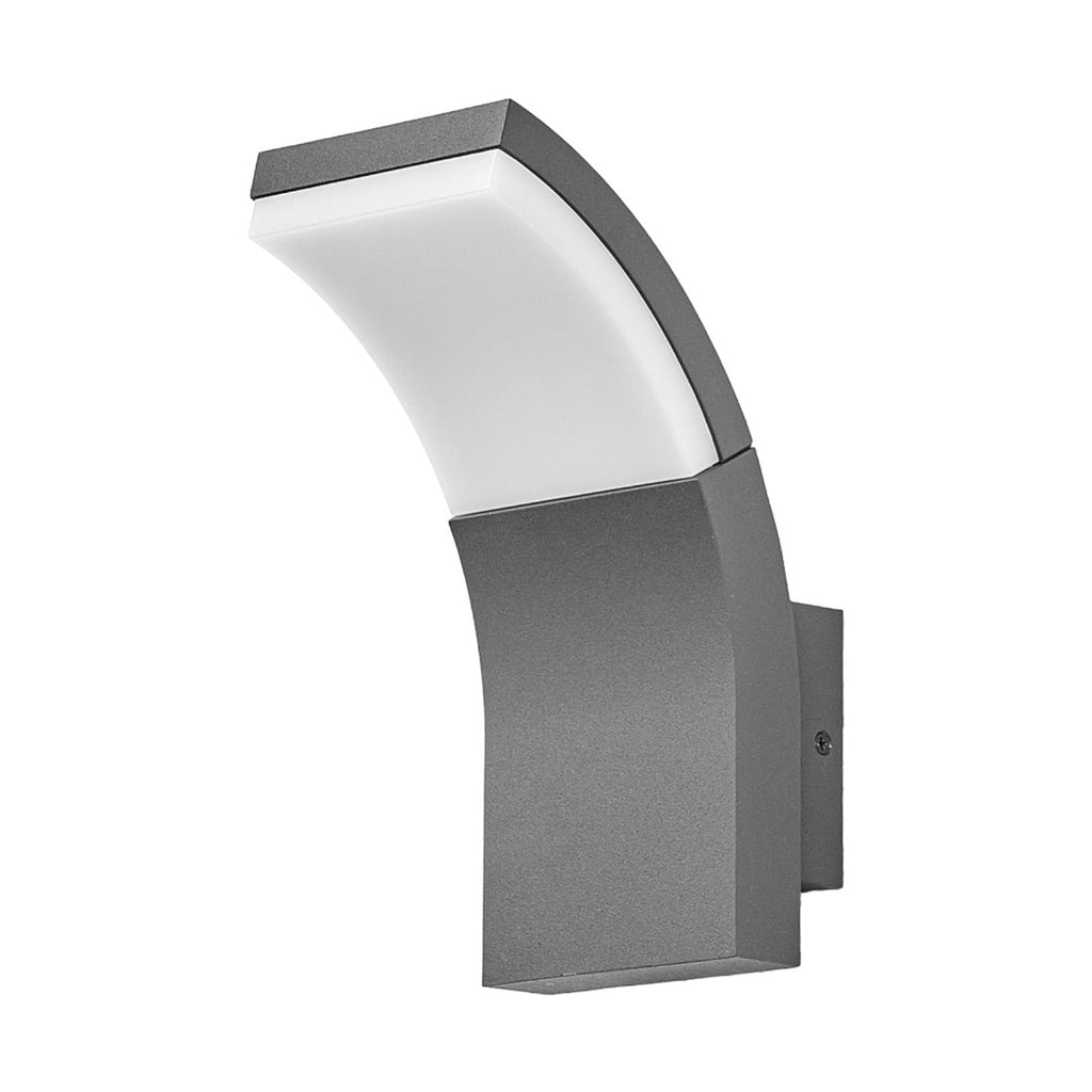 LED utevegglampe Timm antrasitt 20 cm IP54 bakside