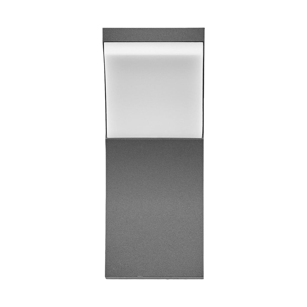LED utevegglampe Timm antrasitt 20 cm IP54 montert på vegg
