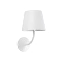 LED utevegglampe Toc aluminium hvit IP65 17 cm foran