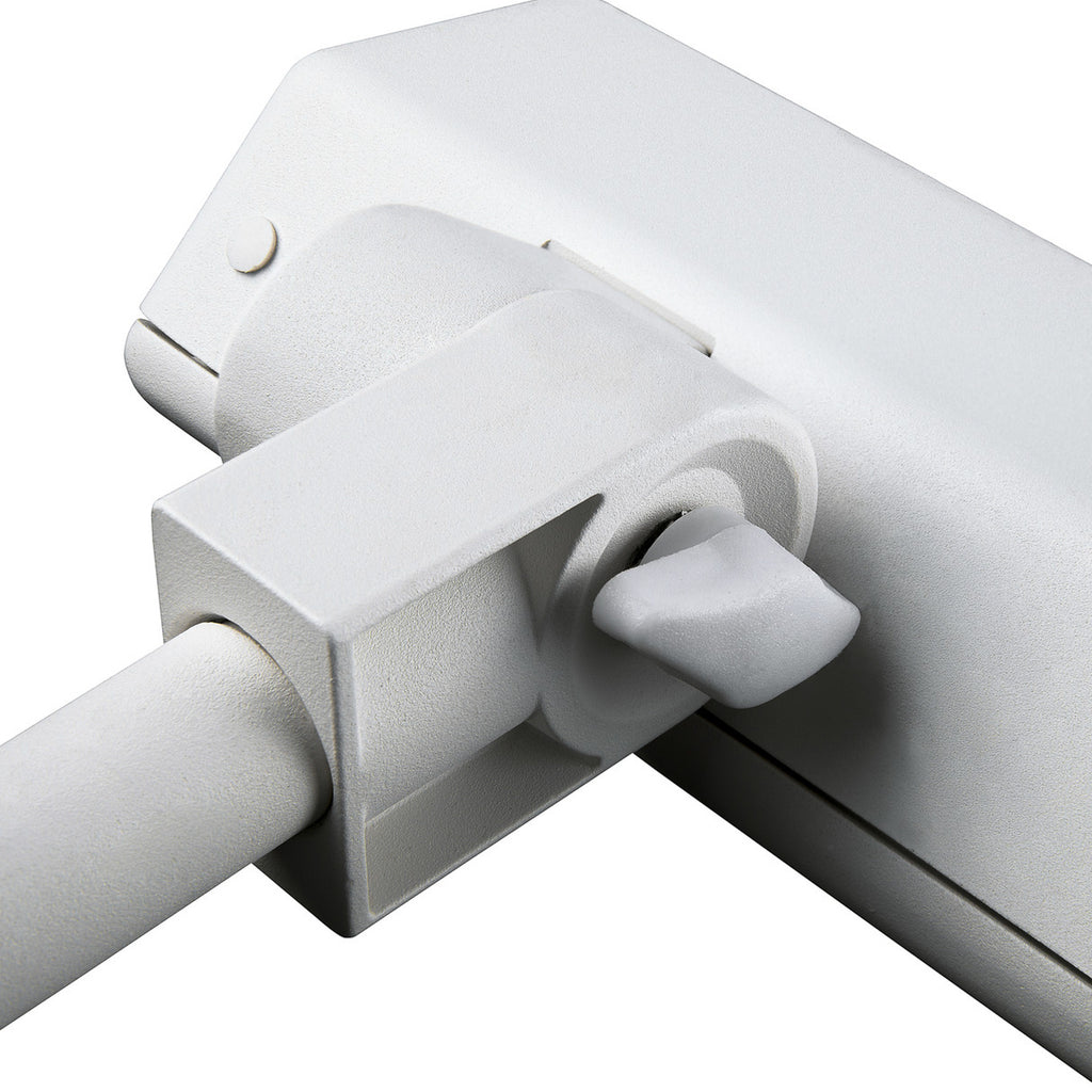Nærbilde av LED utevegglampe Today Pro svingbar hvit aluminium