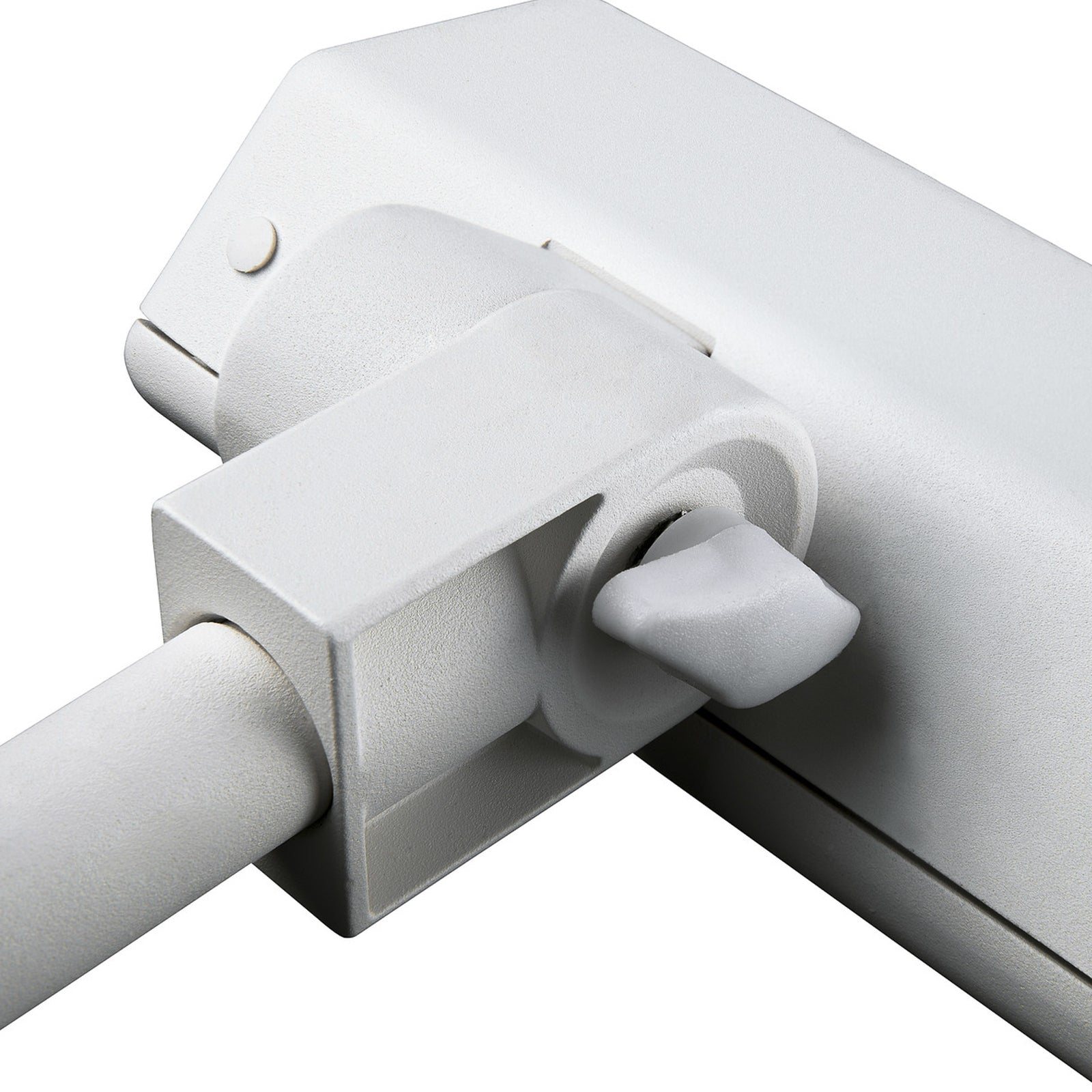Nærbilde av LED utevegglampe Today Pro svingbar hvit aluminium