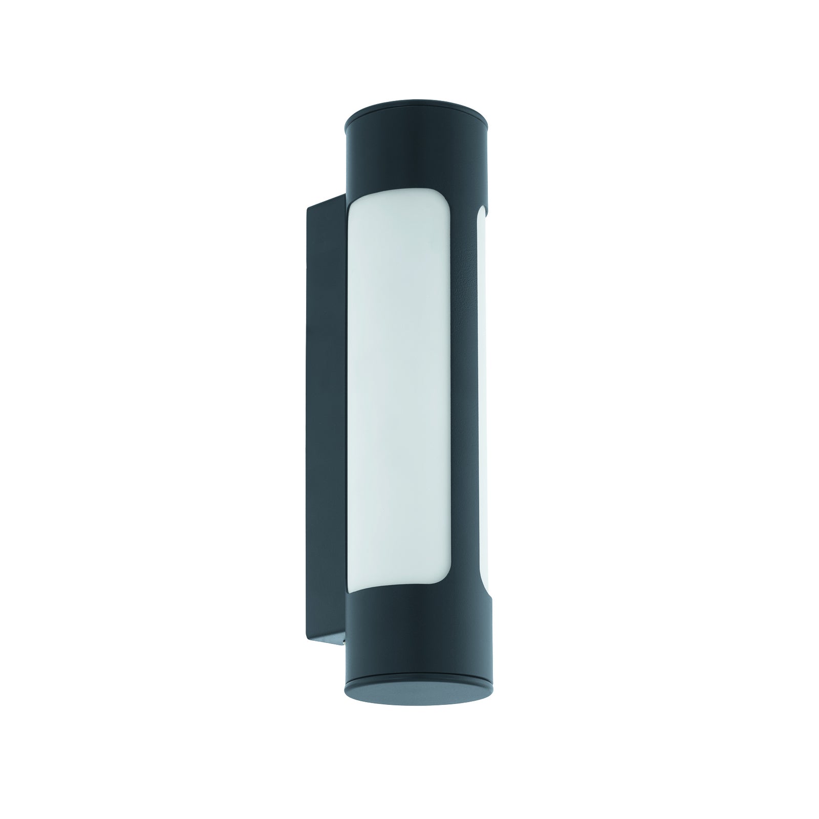 Nærbilde av LED utevegglampe Tonego antrasitt opp og ned IP44