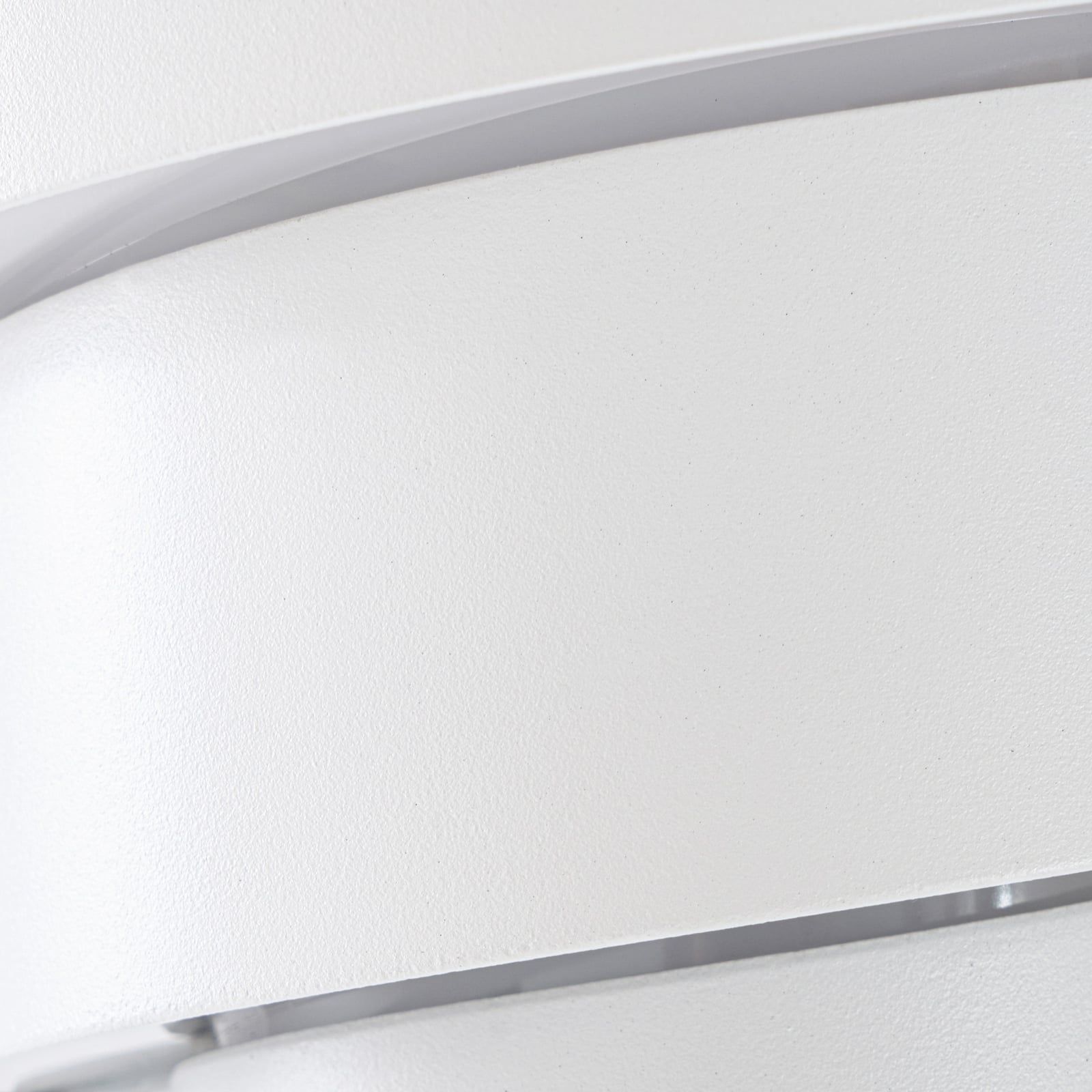 LED utevegglampe Valir hvit tre skjermer IP54 opplyst