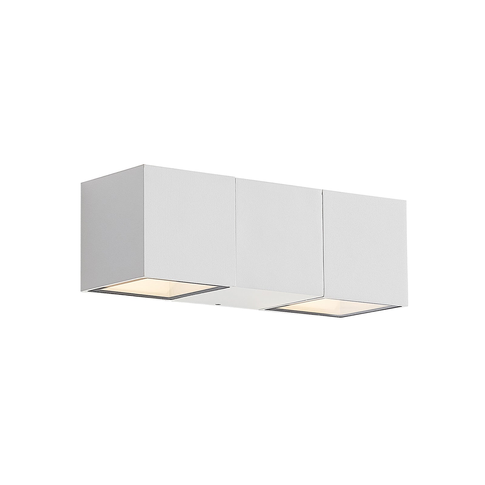 LED utevegglampe Vanda hvit aluminium sideprofil