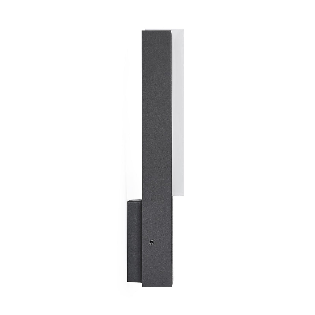 LED utevegglampe Virgalia antrasitt aluminium og plast detaljer