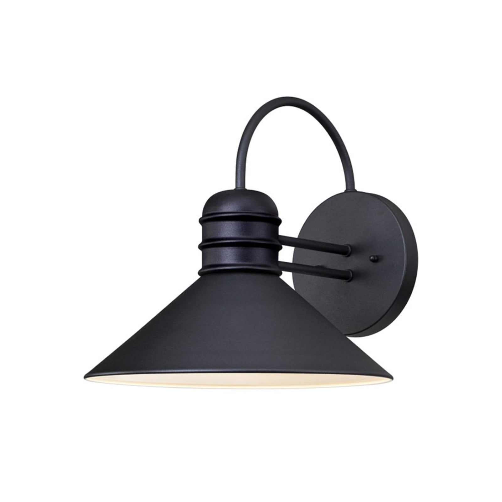 Detaljbilde av LED utevegglampe Walter dimbar svart 28 cm IP44