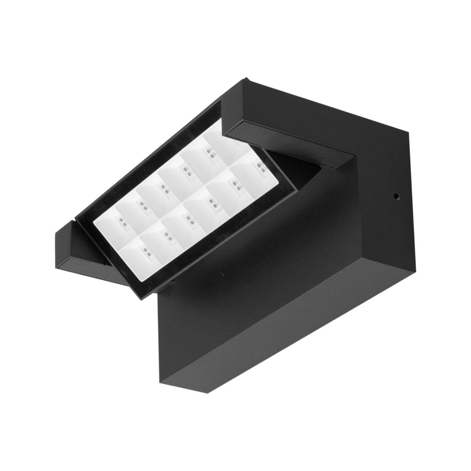 Bakside av LED utevegglampe Wav dreibar antrasitt 10W IP65