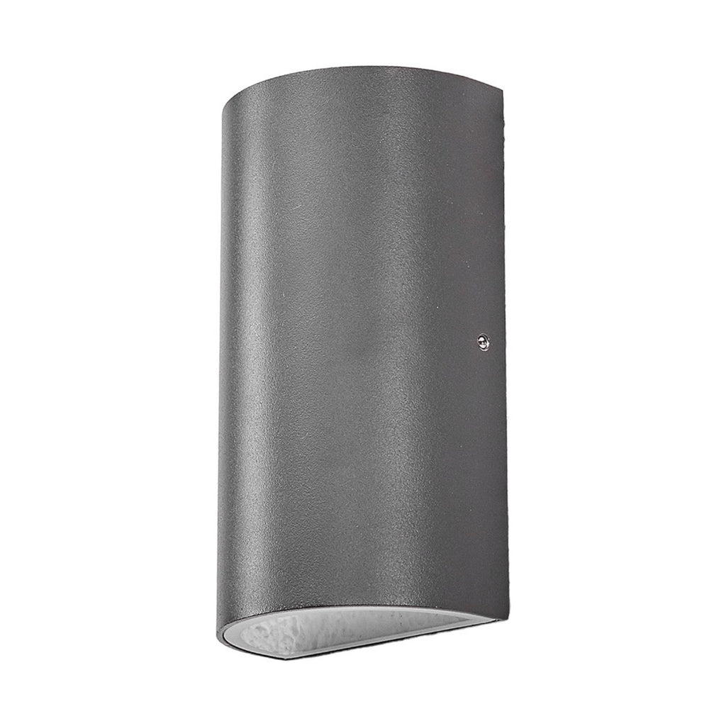 LED utevegglampe Weerd halvrund grafitt IP44 6W detalj