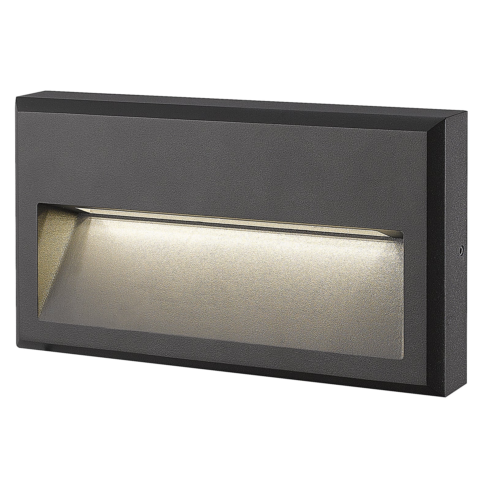 LED utevegglampe Weno svart aluminium med IP65-merking