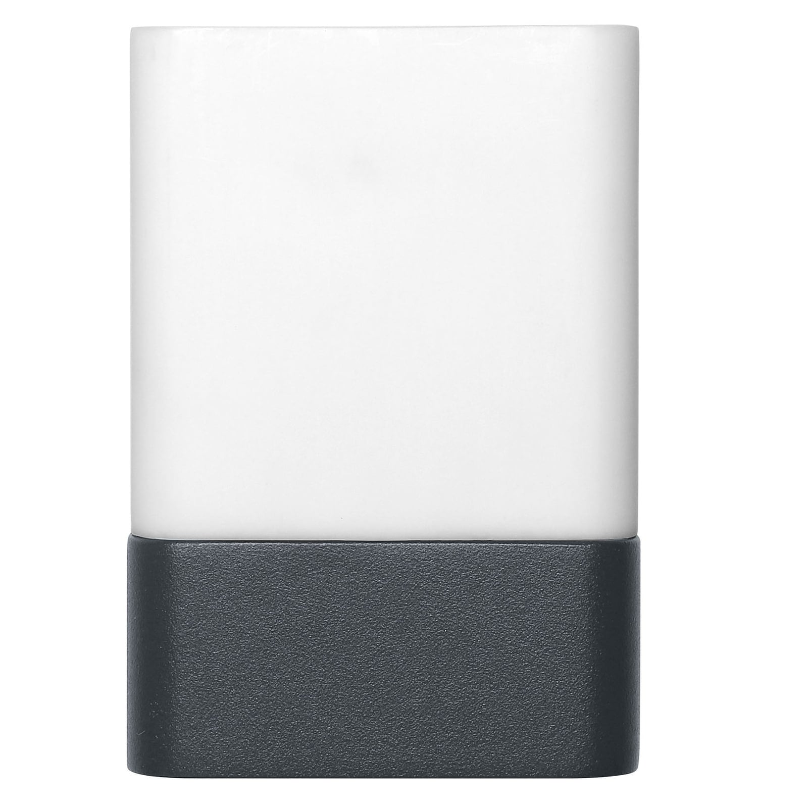 LED utevegglampe WiFi RGBW dimbar antrasitt IP44 - LEDVANCE SMART+ nærbilde av LED-lys