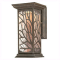 LED utevegglampe Willow dimbar bronse IP44 11W forfra