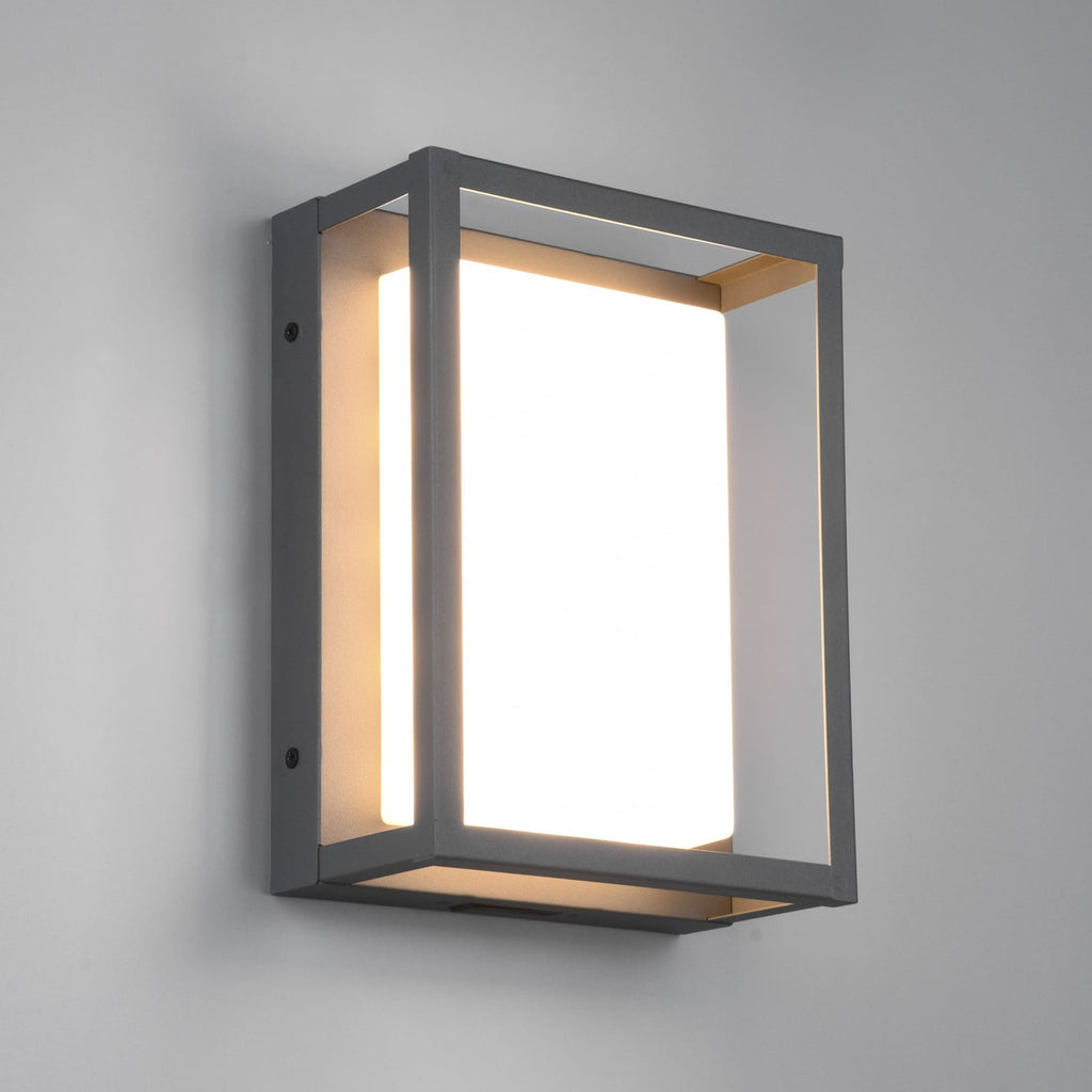 Detalj av LED utevegglampe Witham antrasitt CCT IP54 - Trio Lighting