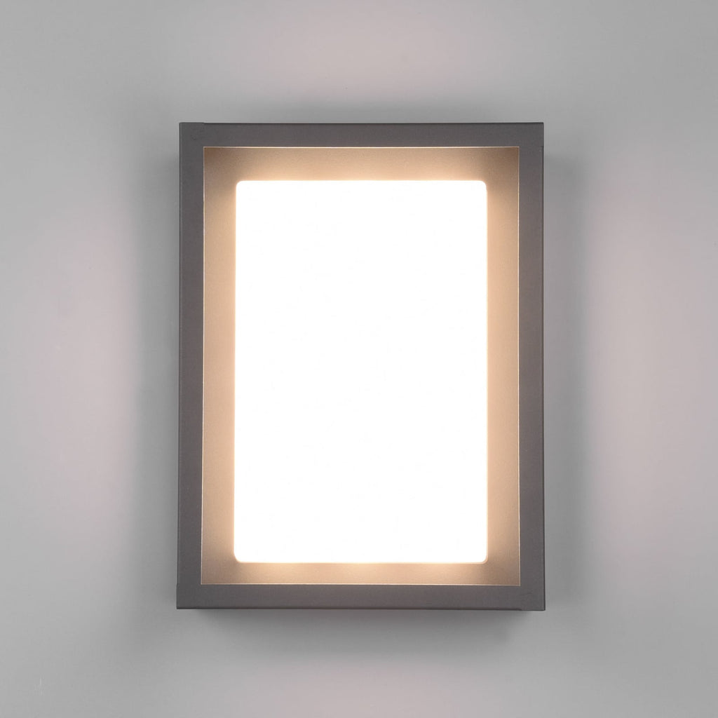 Montert LED utevegglampe Witham antrasitt CCT IP54 - Trio Lighting