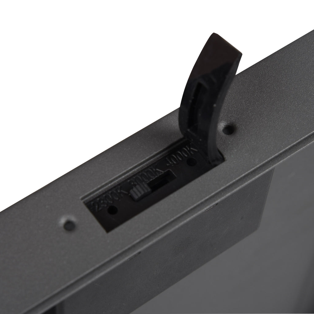 LED utevegglampe Witham antrasitt CCT IP54 - Trio Lighting sideprofil