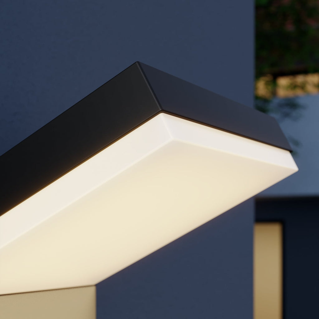 LED utevegglampe Yolena med bevegelsessensor antrasitt lysbilde