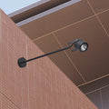 LED uteveggspot 5012 svart aluminium forside