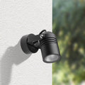 LED uteveggspot 5019 svart pressstøpt aluminium front