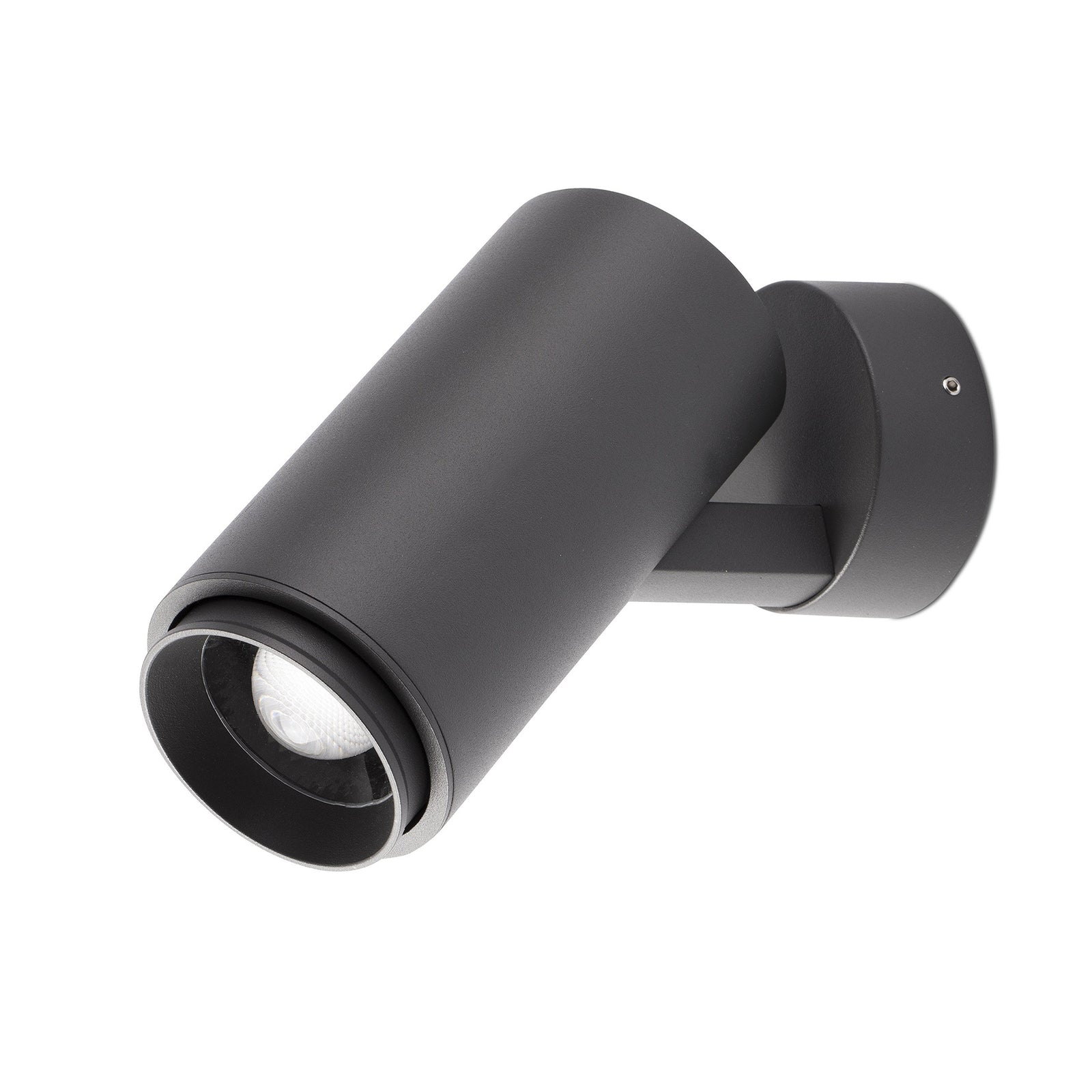 LED uteveggspot Plom mørkegrå aluminium IP64 8,5W forfra