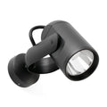 LED uteveggspot Slot svart aluminium 14W IP65 forfra