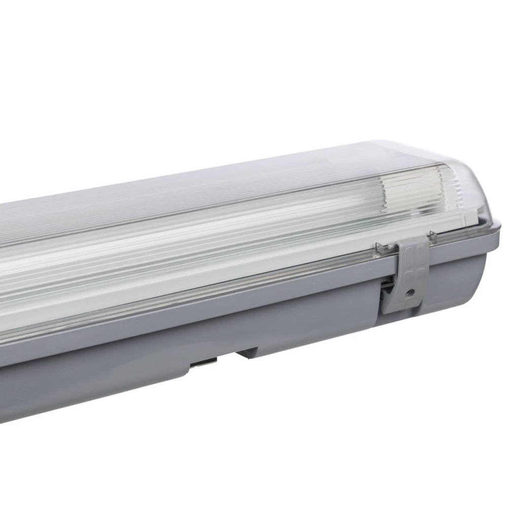 Nærbilde av LED våtromsarmatur Aqua-Promo 2x24W 157,2 cm IP65 grå