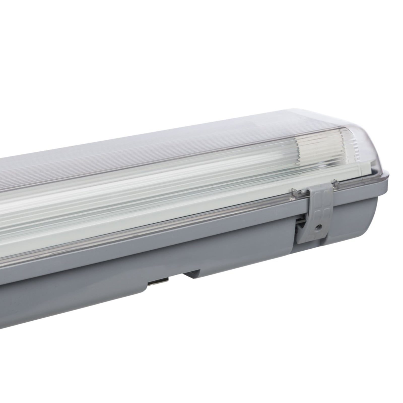 Nærbilde av LED våtromsarmatur Aqua-Promo 2x24W 157,2 cm IP65 grå