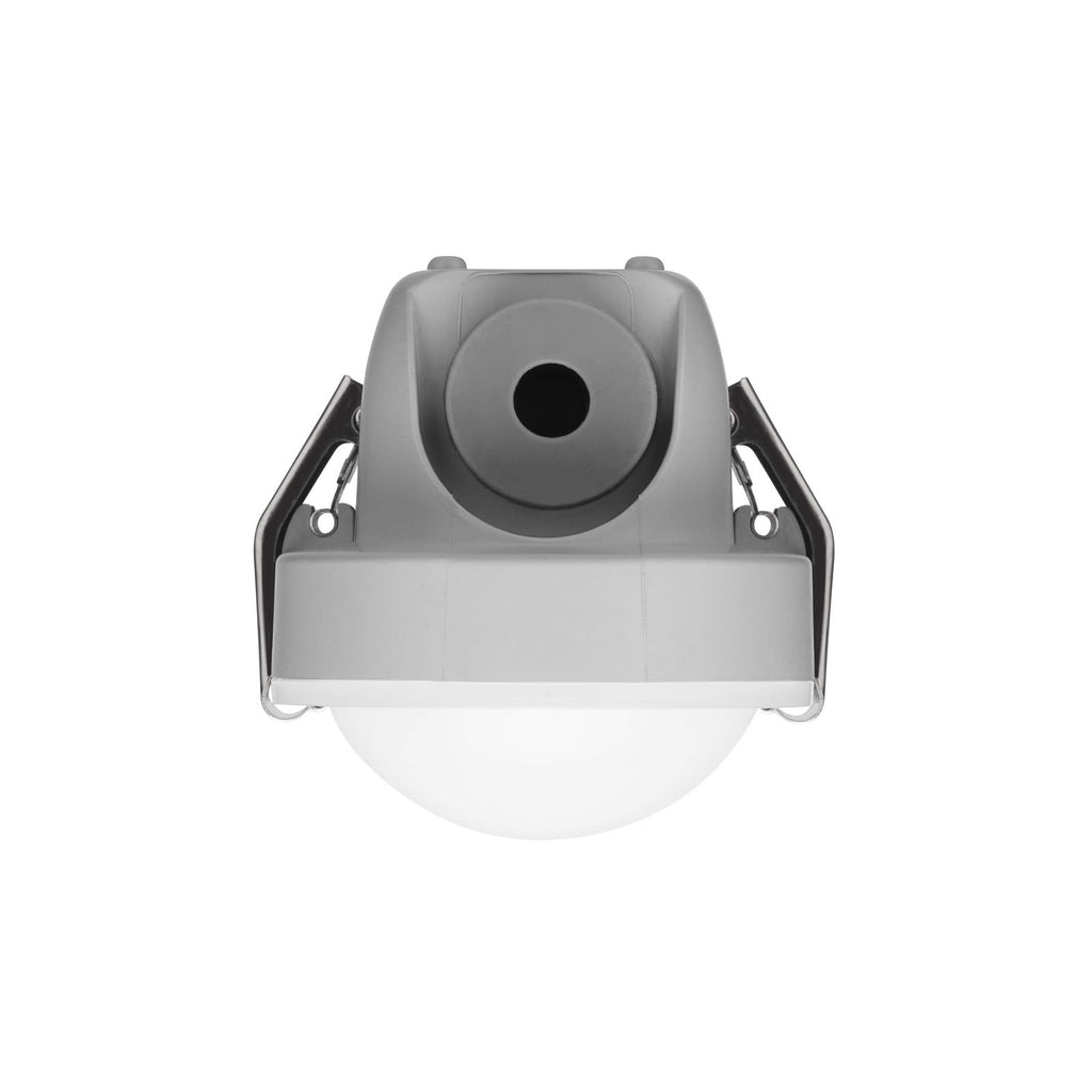 LED våtromsarmatur Humid One 28W 149 cm IP65 grå sideprofil