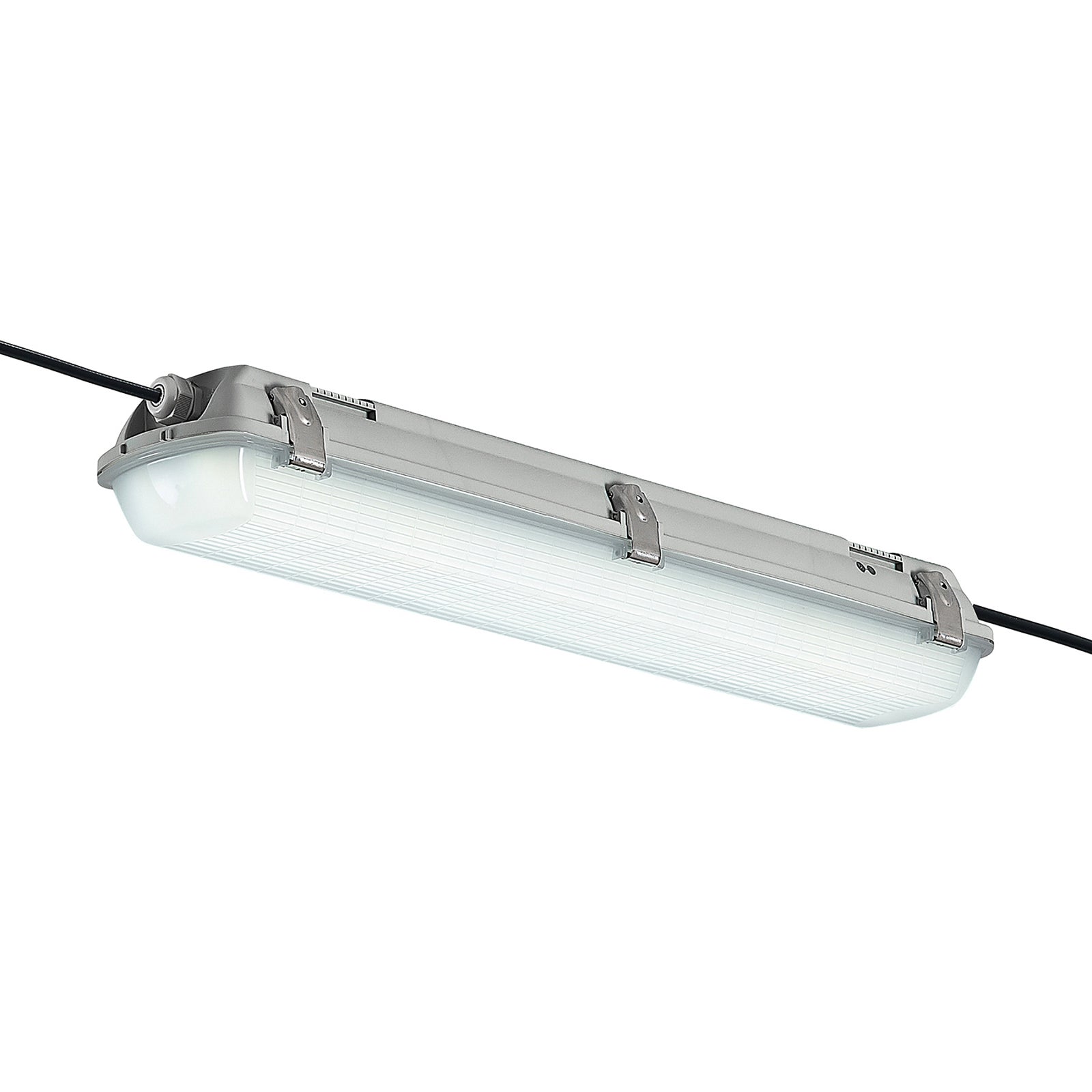 Detalj av LED våtromsarmatur Rao 61,8 cm IP65 hvit