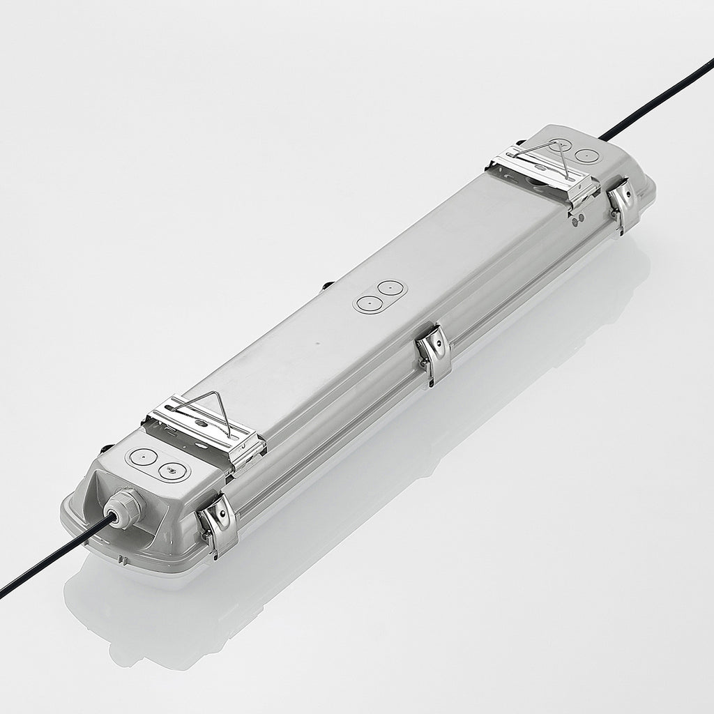 LED våtromsarmatur Rao 61,8 cm IP65 hvit DIP-bryter