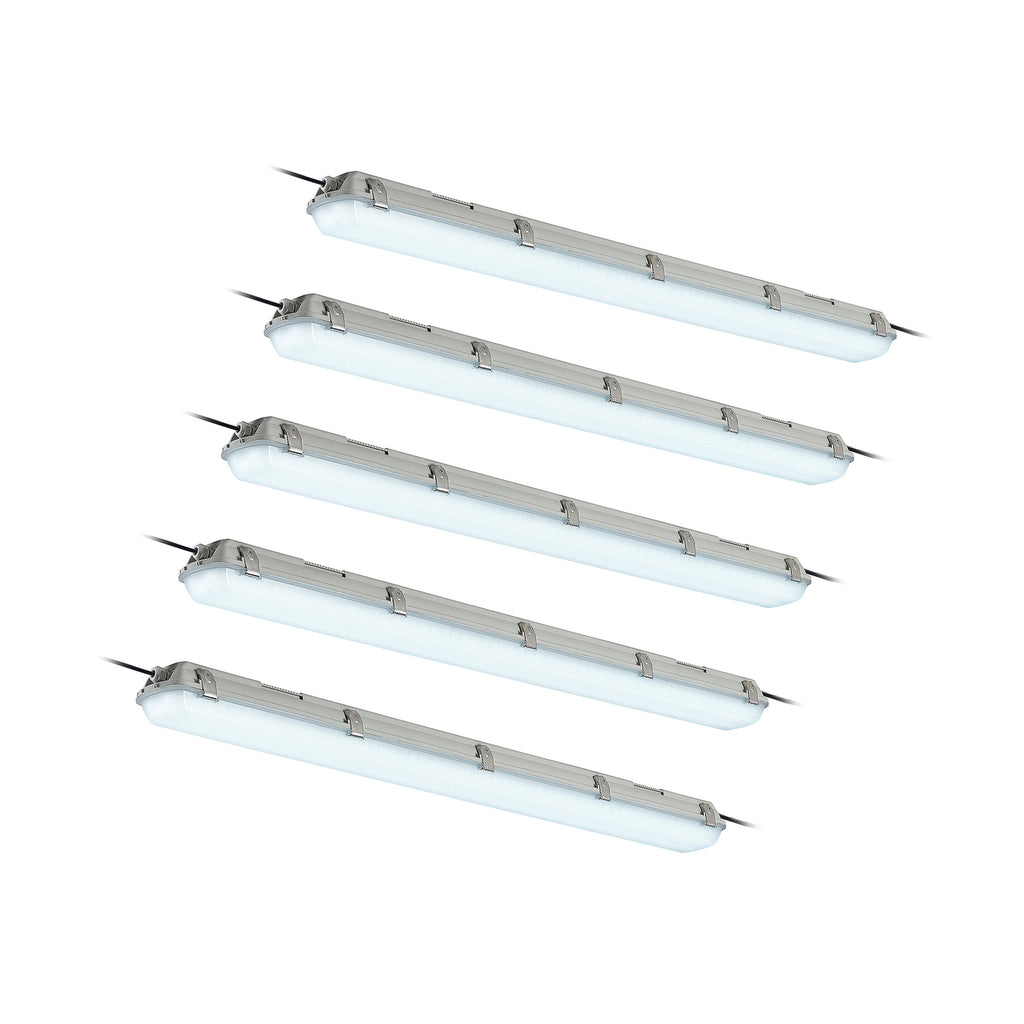 LED våtromslampe Rao 121,5 cm 34W IP65 hvit forfra