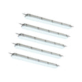 LED våtromslampe Rao 121,5 cm 34W IP65 hvit forfra