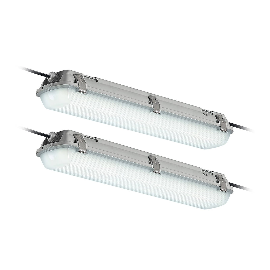 LED våtromslampe Rao 61,8 cm 15W IP65 2-pack hvit forfra
