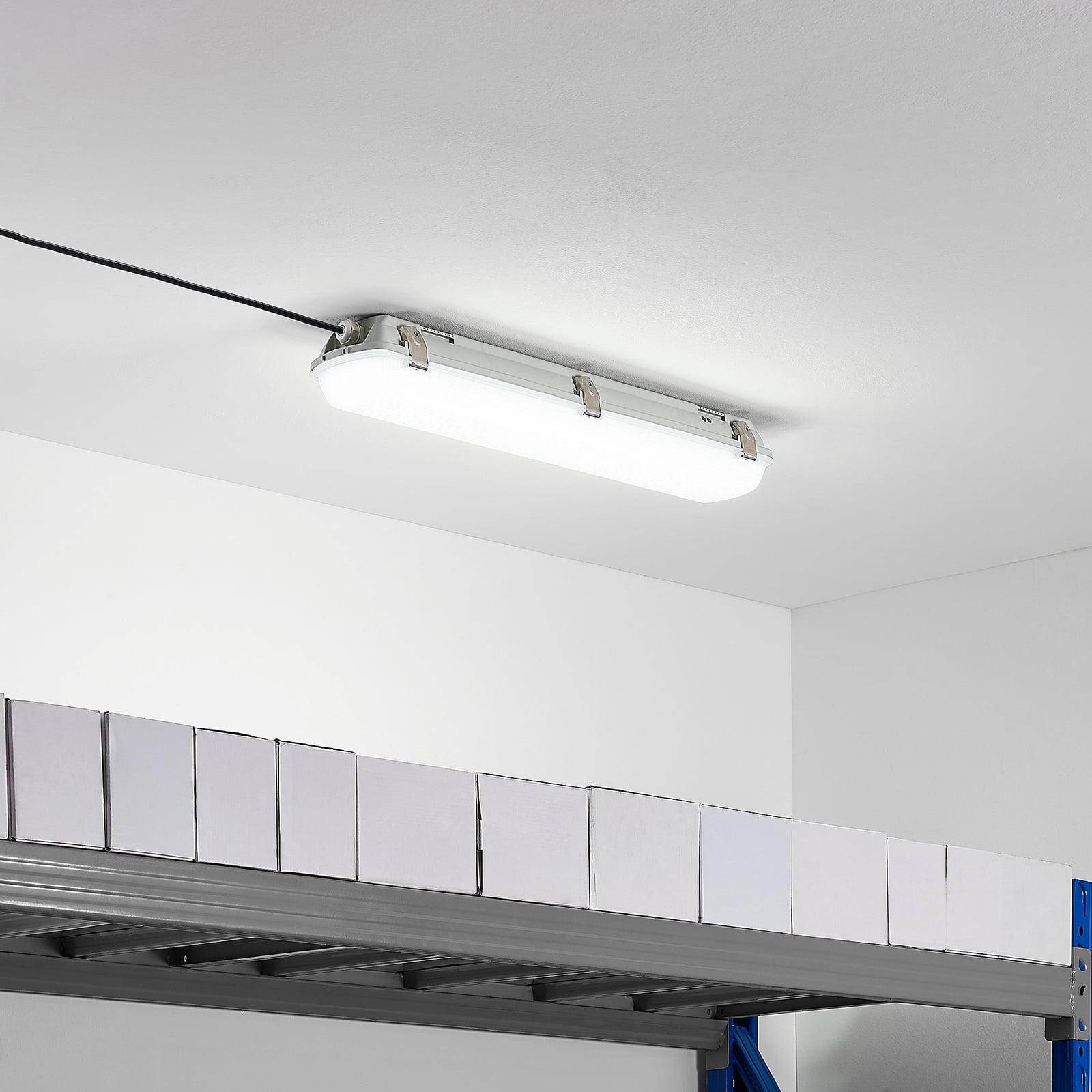 LED våtromslampe Rao 61,8 cm 15W IP65 hvit bakside