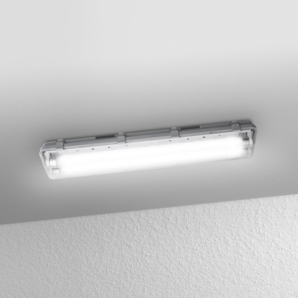 Detalj av LED våtromslampe SUBMARINE 65 cm 2x7W G13 grå