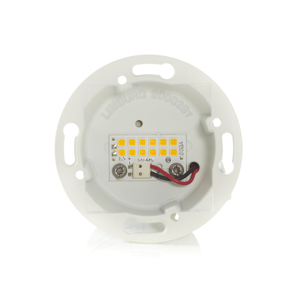 Montert LED vegginnbyggingslampe Accenta kvadratisk hvit 315lm 3W
