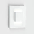 LED vegginnbyggingslampe LQ230 opp/ned hvit IP44 forfra