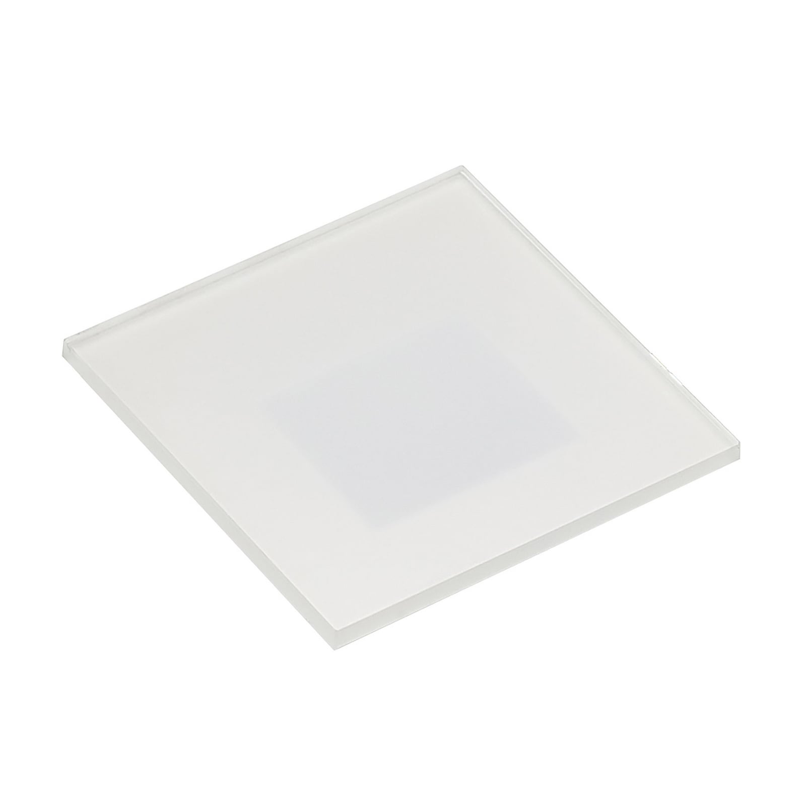 LED vegginnbyggingslampe Vexi hvit 7,8x7,8 cm dimbar CCT nærbilde