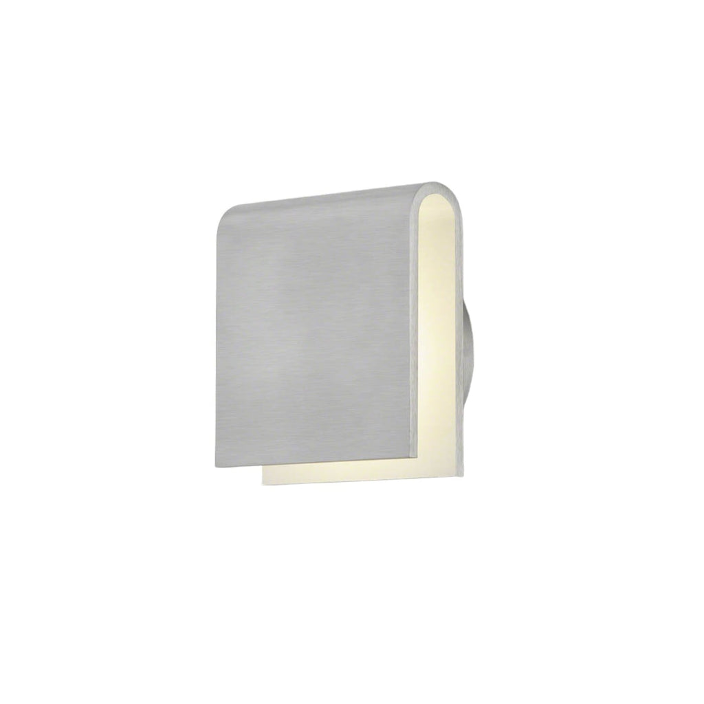 LED vegginnbyggingsspot indirekte lys aluminium 9,7W - Helestra forfra