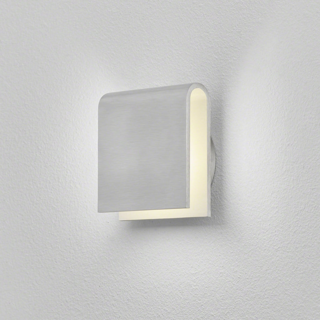 LED vegginnbyggingsspot indirekte lys aluminium 9,7W - Helestra bakside