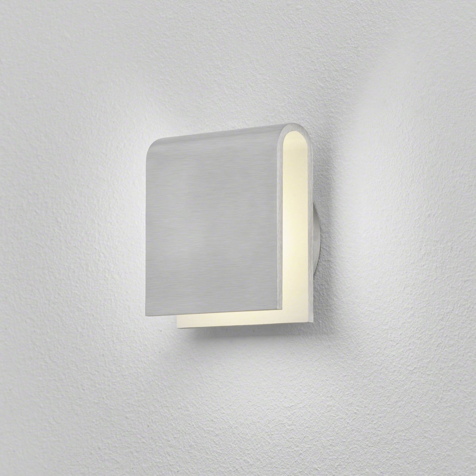 LED vegginnbyggingsspot indirekte lys aluminium 9,7W - Helestra bakside